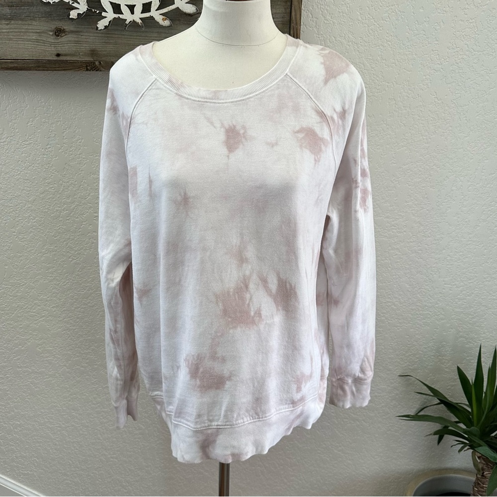 Athleta Sundown tie dye pullover sweatshirt ladies size Medium‎